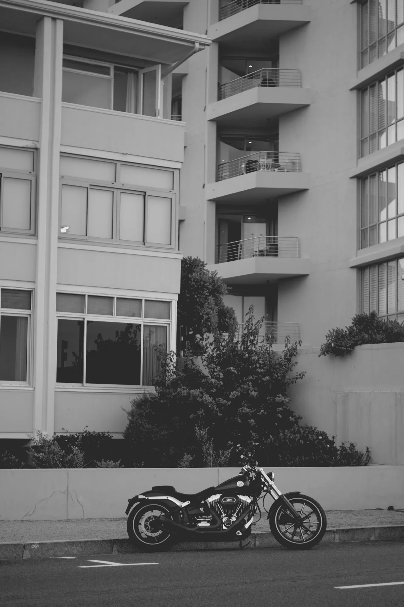 2022-02-15 - Cape Town - Bike parked in front of building